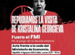 Vamos a repudiar la visita del FMI / Lunes 27 – 15 horas, Ministerio de Economía