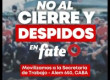 Pollo” Sobrero y Mónica Schlotthauer “Marchamos contra el cierre de FATE”