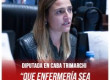 Diputada en CABA Trimarchi “Que enfermería sea reconocida como profesional”