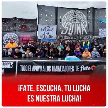 ¡FATE, escucha, tu lucha es nuestra lucha!