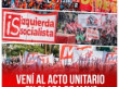 1° de mayo a las 15hs / Vení al acto unitario en Plaza de Mayo