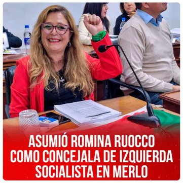 Asumió Romina Ruocco como concejala de Izquierda Socialista en Merlo