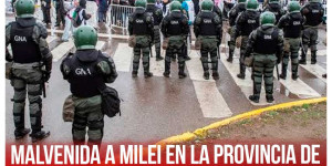 Malvenida a Milei en la provincia de Vaca Muerta: repudio a la cumbre del saqueo de Milei, Figueroa y las petroleras imperialistas