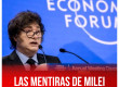 Las mentiras de Milei en Davos