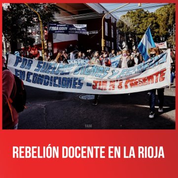 Rebelión docente en La Rioja