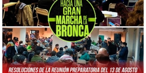 Resoluciones de la reunión preparatoria del 13 de agosto / Hacia la gran Marcha de la Bronca del 16/9