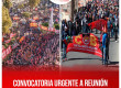 Convocatoria urgente a reunión de la mesa del FIT-U