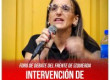 Foro de debate del Frente de Izquierda / Intervención de Mercedes de Mendieta, diputada electa Izquierda Socialista / FIT Unidad