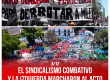 5/12 / El sindicalismo combativo y la izquierda marcharon al acto de las CTAs y movimientos sociales