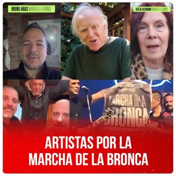 Artistas por la Marcha de la Bronca