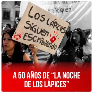 A 50 años de “La Noche de los Lápices”