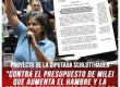 Proyecto de la Diputada Schlotthauer “Contra el presupuesto de Milei que aumenta el hambre y la pobreza presentamos un plan de emergencia obrero y popular” (Expediente 6790-D-2024)