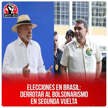 Elecciones en Brasil: derrotar al bolsonarismo en segunda vuelta