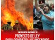 Emergencia nacional ya / Proyecto de ley para combatir los incendios en Córdoba