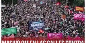 Masivo 9M en las calles contra las reformas esclavistas de Milei y sus cómplices