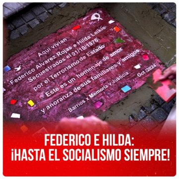 Federico e Hilda: ¡Hasta el socialismo siempre!