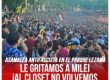 Asamblea antifascista en el Parque Lezama / Le gritamos a Milei ¡Al Closet no volvemos Nunca más!