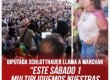 Diputada Schlotthauer llama a marchar “Este sábado 1 multipliquemos nuestras gargantas y cuerpos”