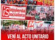 1° de mayo a las 15hs / Vení al acto unitario en Plaza de Mayo