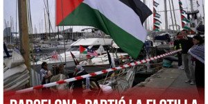 Barcelona: Partió la Flotilla Global Sumud con ayuda humanitaria a Gaza
