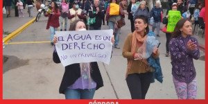 Córdoba / ¡El agua es un derecho humano esencial!