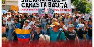 Venezuela: Multitudinaria marcha en Caracas en el marco de la jornada nacional de lucha por salario
