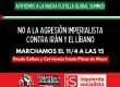 Sábado 11/4, 15 horas, Callao y Corrientes a Plaza de Mayo / Marcha contra el genocidio al pueblo palestino