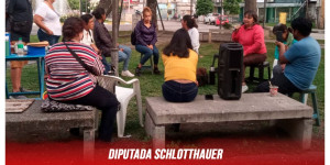 Diputda Schlotthauer / JUJUY - Mateada junto a militantes  y jóvenes luchadores