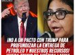 ¡No a un pacto con Trump para profundizar la entrega del petróleo y nuestros recursos! ¡Fuera Trump de América Latina y el Caribe!
