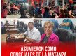 Asumieron como concejales de La Matanza Olga Ortigoza y Leonardo Portorreal