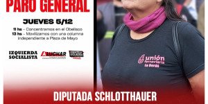 Diputada Schlotthauer “Marchamos contra el brutal ajuste de Milei y los gobernadores”