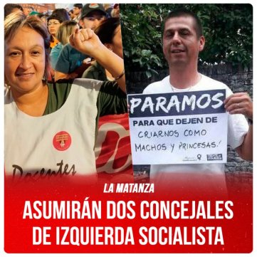 La Matanza / Asumirán dos concejales de Izquierda Socialista