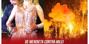 De Mendieta contra Milei “Mientras Milei canta, la Patagonia se prende fuego”