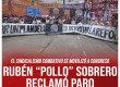 El sindicalismo combativo se movilizó a Congreso / Rubén “Pollo” Sobrero reclamó paro de 36 horas