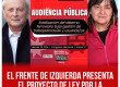 Audiencia Pública en el Congreso / El Frente de Izquierda presenta el proyecto de ley por la estatización de los ferrocarriles