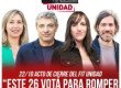 Acto de cierre FIT Unidad “Este 26 votá para romper las cadenas con el FMI”