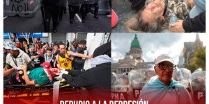 Repudio a la represión-Apoyo a las y los jubilados ¡Basta de Milei!