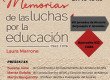 Docentes con trayectoria profesional y de lucha por la escuela pública presentan "Memorias de las luchas por la educación"