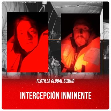 Intercepción de la Flotilla Global Sumud cerca de Grecia
