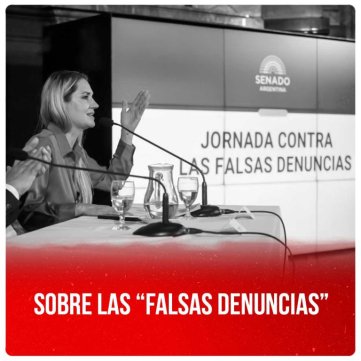 Sobre las “falsas denuncias”