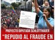 Proyecto Diputada Schlotthauer / “Repudio al fraude en Venezuela”