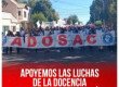 Apoyemos las luchas de la docencia por salarios en el país
