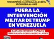 Hoy lunes 5 de enero, 17 hs, Plaza Italia (CABA) / Diputada Schlotthauer: “Volvemos a repudiar la intervención militar yanqui a Venezuela”