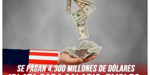 Se pagan 4.300 millones de dólares / ¡Plata para salario, empleo, salud, educación y vivienda, no para la deuda!