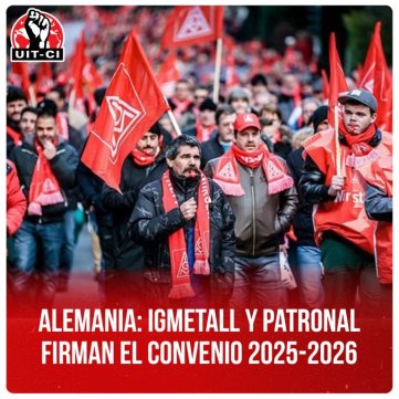 Alemania: IGMetall y patronal firman el convenio 2025-2026