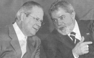 Lula junto a su ex jefe de gabinete