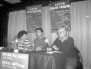Nelsa Bou Abdo, Carlos Artacho y Héctor Maldonado