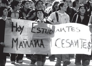 La Asamblea Nacional de Estudiantes Secundarios viene protagonizando grandes luchas contra la LOCE