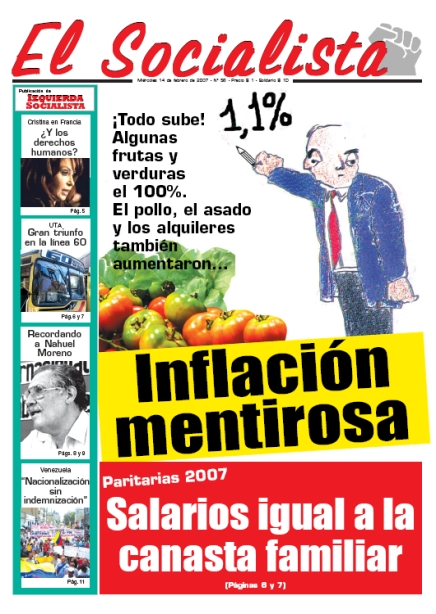 Tapa de El Socialista