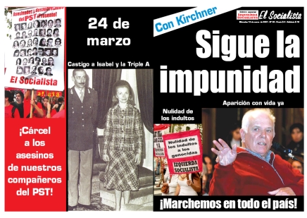 Tapa de El Socialista